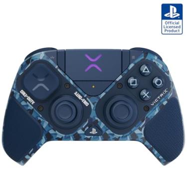 Imagem de PDP Victrix Pro BFG Wireless Controller for PS4/PS5/PC, Sony 3D Audio, Modular Back Buttons/Clutch Triggers/Joystick, Call of Duty Midnight Mask