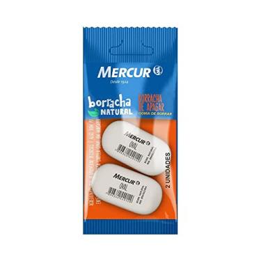 Imagem de Borracha Branca, Mercur, Oval, Blister com 2