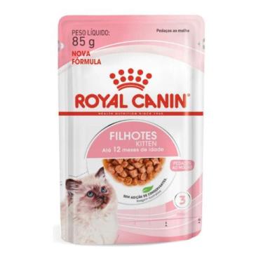 Imagem de Sachê Royal Canin Kitten Alimento Úmido para Gato Filhote 85g