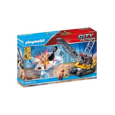 Imagem de Playmobil - Guindaste De Demolição - City Action - 70442