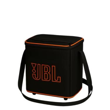 Imagem de Capa Bolsa Compátivel c/Partybox Encore Essential JBL - Case Bag Protetora Resistente, Macia, com Bolso P/Microfone e Alça de Transporte Bolsa de Transporte para PartyBox Encore