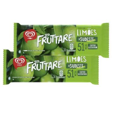 Imagem de Kit 2 Picolé Kibon Fruttare Limão - Frutare
