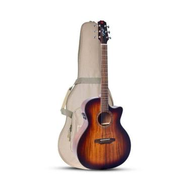 Imagem de Violao Seizi Supreme Ryu Mirai Cut. Elet Acustico Koa Burst