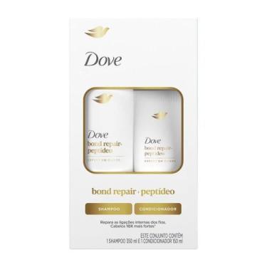Imagem de Kit Shampoo 350ml + Condicionador Dove Bond Repair + Peptídeo 150ml