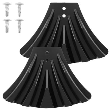 Imagem de 2 peças de desviador de calha, extensões de calha para dispersão de água da chuva, dissipador de calha de chuva adequado para proteção de 7,6 cm x 10 cm e 7,6 cm x 5 cm