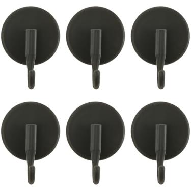 Imagem de XDINGYY Ganchos de ventosa para chuveiro, ganchos de chuveiro para chuveiro interno, montagem em portas de chuveiro de vidro, azulejo, espelhos, metais, ganchos para pendurar toalhas, roupão, bucha