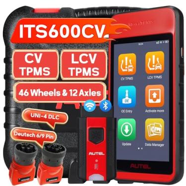 Imagem de Autel MaxiTPMS ITS600 CV Ferramenta TPMS para veículos comerciais – tela sensível ao toque de 14.0 cm, Bluetooth VCI, programação de sensor CVS-A01, cobertura de caminhão/trailer/ônibus