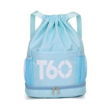 Imagem de Bolsa Passeio Academia Nylon Saco Lukas F516 - Azul Claro