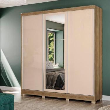 Imagem de Guarda-roupa Casal 3 Por Reve De Correr 3 Esp 4 Nichos - KAPPESBERG