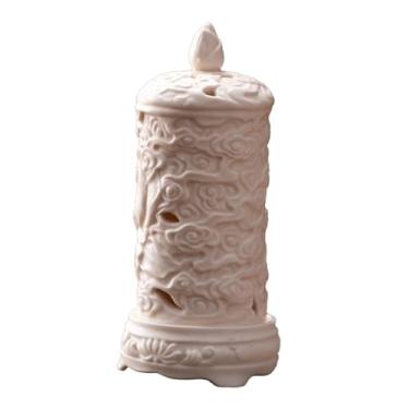 Imagem de Generic Incensário de cerâmica, peça central de mesa decorativa, porta-incenso, presente para escritório, quarto ou casa de campo.