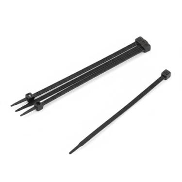 Imagem de ABRACADEIRA DE NYLON PRETA ENFORCA GATO 48MM X 200MM COM 100 UNIDADES KIT ORGANIZACAO CABOS