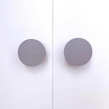 Imagem de 4 Puxadores Bola Cinza Infantil Casa Cômoda Móveis Porta Gaveta