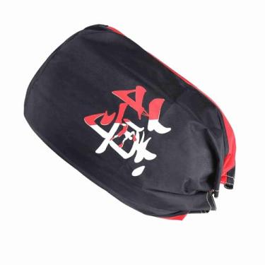 Imagem de Generic Bolsa de Taekwondo Resistente Ao Desgaste, Bolsa Esportiva, de Ginástica Esportiva Unissex para Taekwondo Boxe Sanda (Bolsa de proteção com a palavra "luta")
