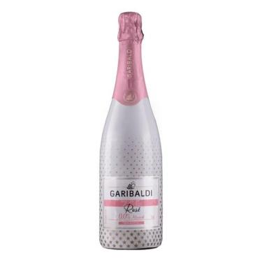 Imagem de Espumante Brasileiro Sem Álcool Rose Ice Garibaldi 750ml