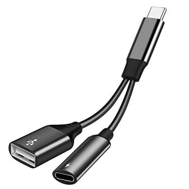 Imagem de Aimuli Adaptador de cabo USB C para VGA, cabo USB tipo C para VGA compatível com MacBook Pro 2019/2018, Dell XPS 13/15, Sureface Book, Pixelbook, Samsung Galaxy S8/S9/S20/Note 10