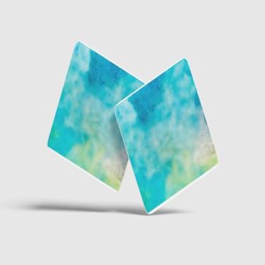 Imagem de Porta Copos Com Ilustração Personalizada 10.5x10.5 cm Textura Rústica