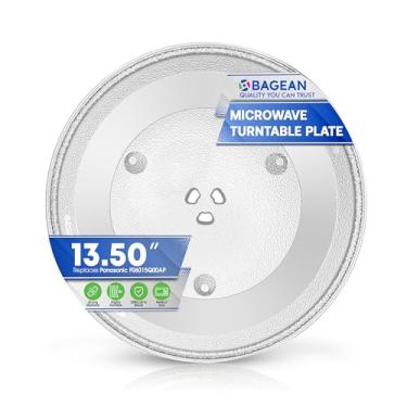 Imagem de Placa de microondas de substituição para Panasonic F06015Q00AP bandeja giratória de vidro para micro-ondas 33,8 cm