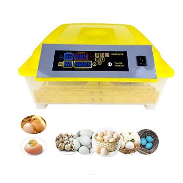 Imagem de LMJYU Incubadora digital de ovos 48 com controle automático de temperatura de giro de ovos e tela de LED, para galinhas, patos, pássaros, fazenda, rancho