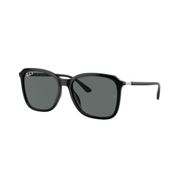 Imagem de Óculos de Sol Ray-Ban Polarizado 0RB4417L 673581 Tam 55 / Preto - Lentes Cinza