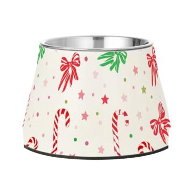 Imagem de Burbuja Tigela de aço inoxidável para comida e água, antiderrapante para cães médios e gatos, 590 ml