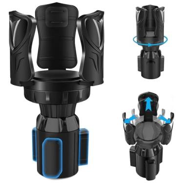 Imagem de Expansor de copo atualizado com suporte e base ajustáveis, suporte de copo de carro para carro com almofada de borracha para garrafa Yeti Hydro Flask Stanley 290-1,8 g