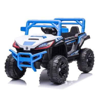 Imagem de Carro Elétrico Bug Utv 12V Infantil Quadriciclo Controle Bluetooth Usb Azul Brinqway Bw-278 Som Luz