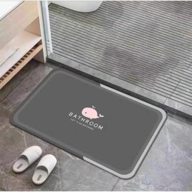 Imagem de Tapete Hiper Absorvente Antiderrapante Secagem Rápida | Tapete de Banheiro Borracha Super Absorção (4)