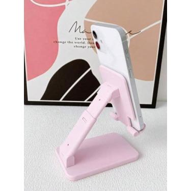 Imagem de 1 suporte dobrável para celular de mesa, adequado para assistir séries de TV, estudar e trabalhar, fácil de transportar, 4 cores disponíveis, adequado para presentes de aniversário, material escolar