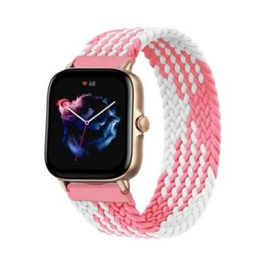 Imagem de Pulseira De Relógio Elástica Trançada De 20mm 22mm Para Amazfit GTS 2 