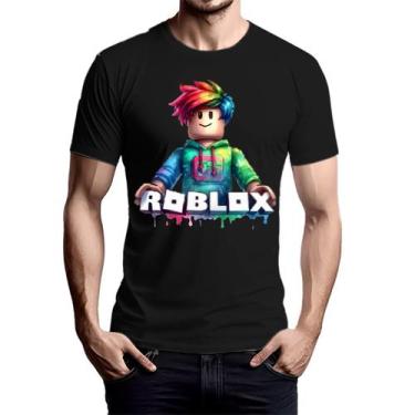 Imagem de Camisa Masculina Roblox Jogo Gamer Camiseta Personalizada 100% Algodão