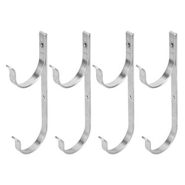 Imagem de aqxreight 4 Peças de Gancho de Liga de Alumínio para Roupas, Cabide de Toalha, Organizador, Suprimentos para Piscina, Toalhas de Banheiro, Roupas de Natação e Locais para e Material Robusto,