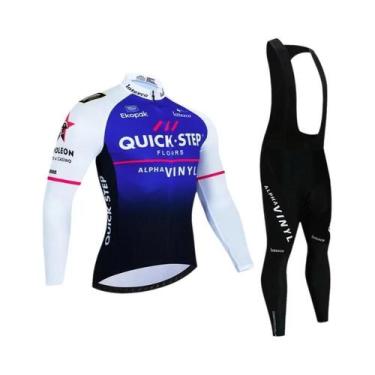 Imagem de Conjunto De Calças E Camisa Térmica De Inverno Para Ciclismo Masculino