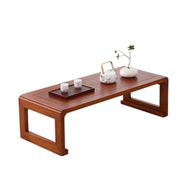 Imagem de Mesa central mesa de centro moderna mesa baixa pequena mesa de chá mesa de janela de madeira mesa lateral varanda pequena mesa de centro mesa de quarto