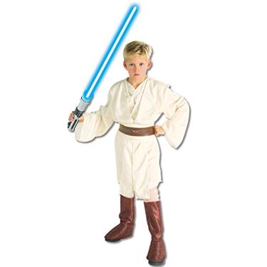 Imagem de Fantasia infantil de luxo de Star Wars Disney OBI-Wan grande