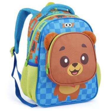 Imagem de Mochila de Creche Infantil Escolar Animais - Seanite
