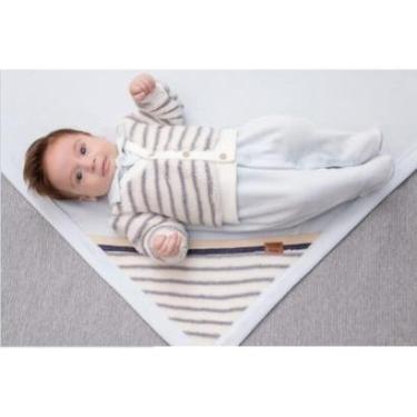 Imagem de Saída Maternidade Plush Bebê Menino Inverno Paraiso Rf 12995 - Azul pastel - RN ( 0 - 1 MES )-Masculino