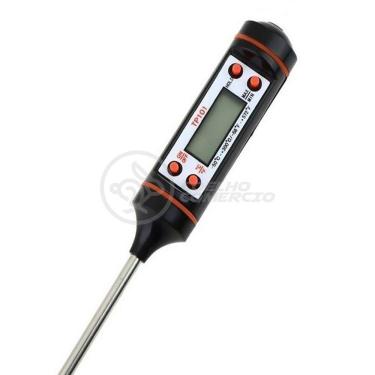 Imagem de Termômetro Culinário Cozinha Digital Mede -50ºc A +300ºc