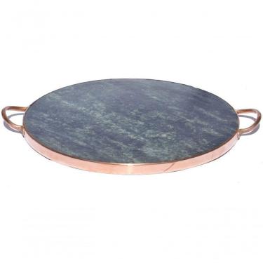 Imagem de Pedra Sabão Refratária Gourmet Para Pizza 27cm - 06 Unidades