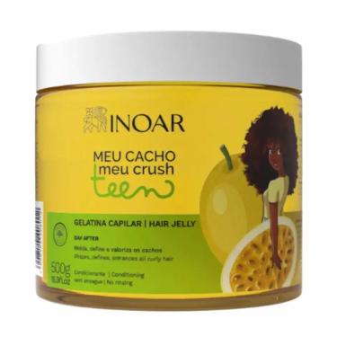 Imagem de Gelatina Inoar Teen Meu Cacho Meu Crush Maracuja 500G