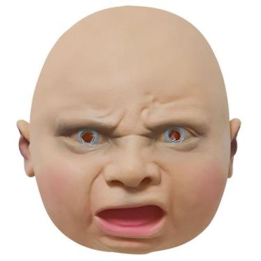 Imagem de Máscara de fantasia Halloween Crying Baby Angry Baby Latex - Yiweisai