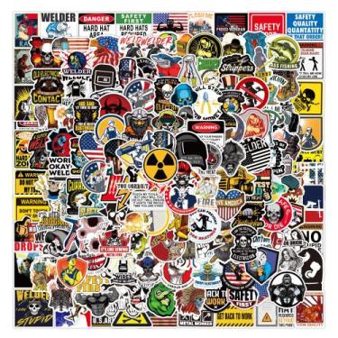 Imagem de Pacote de adesivos: 200 unidades de capacete, soldagem, segurança elét