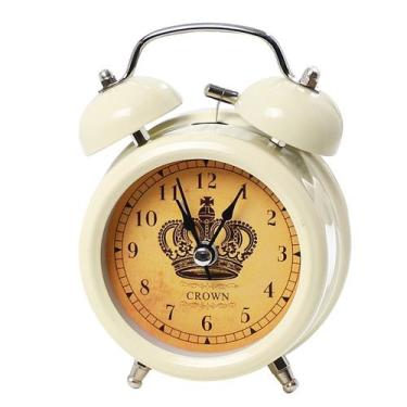 Imagem de Despertador Vintage Twin Bell Crown Design Metal 175g - yiweisai
