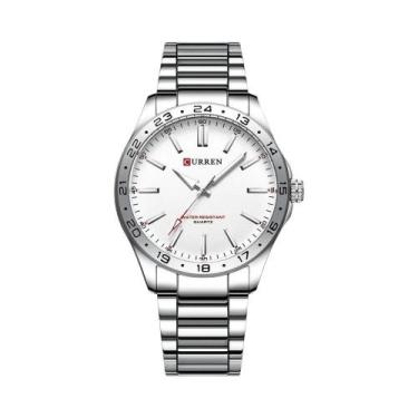 Imagem de Relógio De Pulso Masculino De Aço Inoxidável Esportivo E Empresarial C