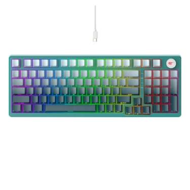 Imagem de Teclado Gamer Havit Kb899l Mecânico Rgb Verde.