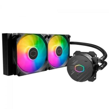Imagem de Water Cooler Cooler Master Masterliquid 240l Core Spectrum ARGB 240mm Amd/intel Preto Mlw-d24m-a18ps-r1