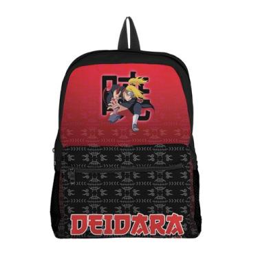 Imagem de Mochila Infantil Desenho Ninja Com Bolso Avulsa Para Menino E Menina E