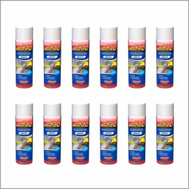 Imagem de 12 Spray Borracha Líquida Multiuso Impermeabilizante Vedação Branco - 