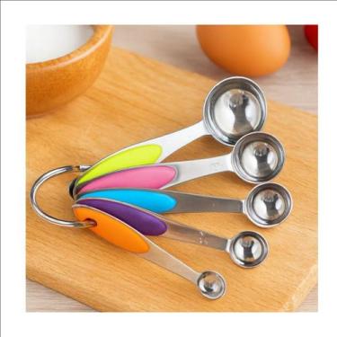 Imagem de Colher Medidora Inox Precisão Cozinha Onfeitaria Lovely Vibe