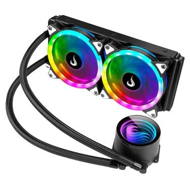 Imagem de Water Cooler Rise Mode, ARGB, 240mm, AMD/Intel, Preto - RM-WCB-04-ARGB-Unissex