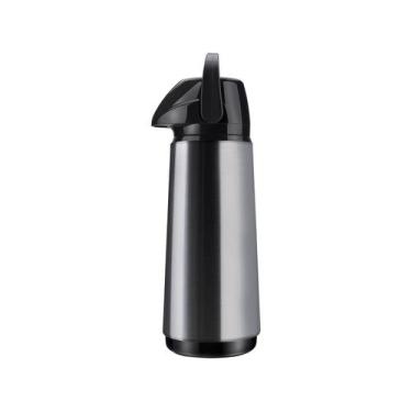 Imagem de Garrafa Térmica Inox Pressão 1,8L Invicta Café Chá Com Alça, 1,8L, Cin